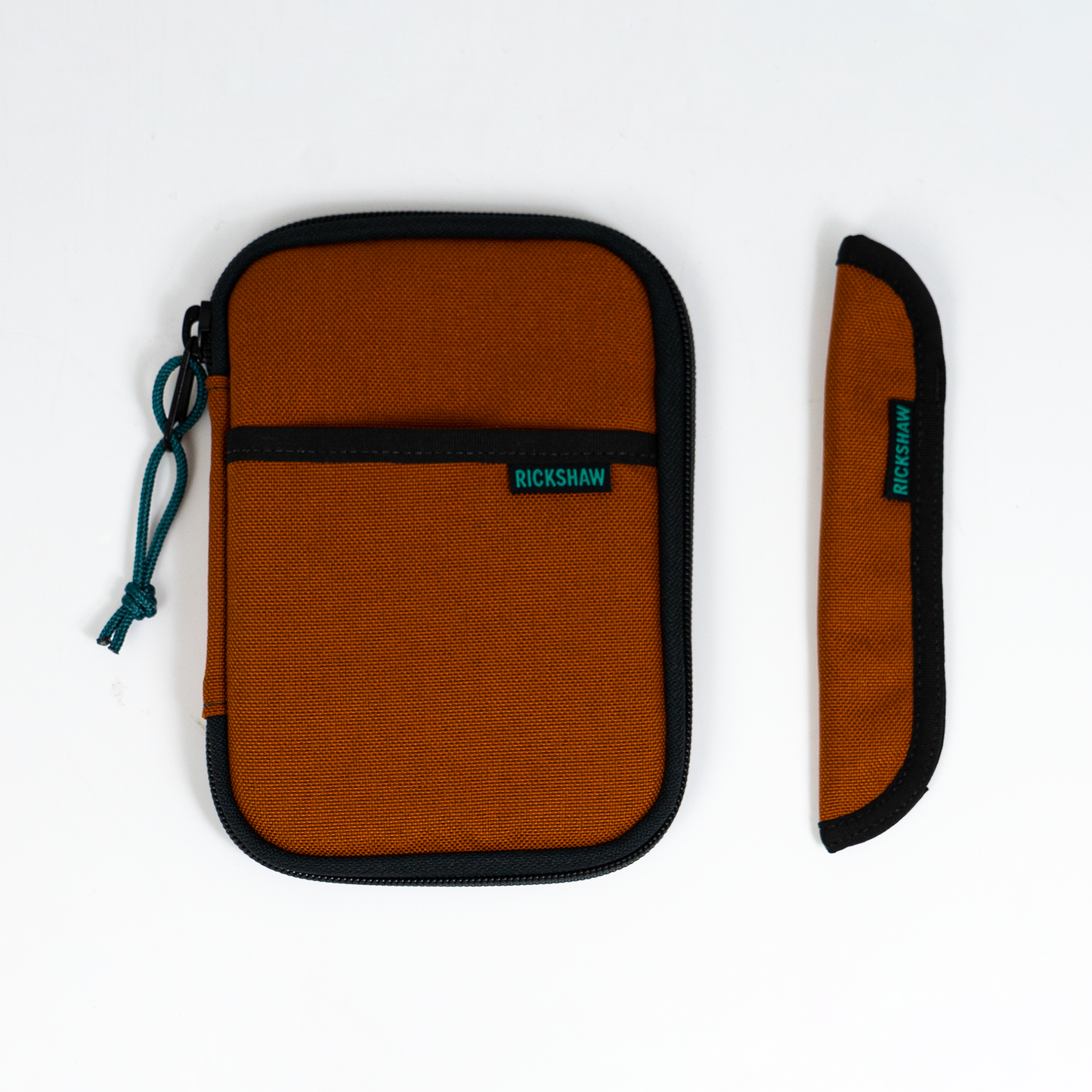 Rickshaw Bagworks Fillmore Pen Case - Clay with Peacock