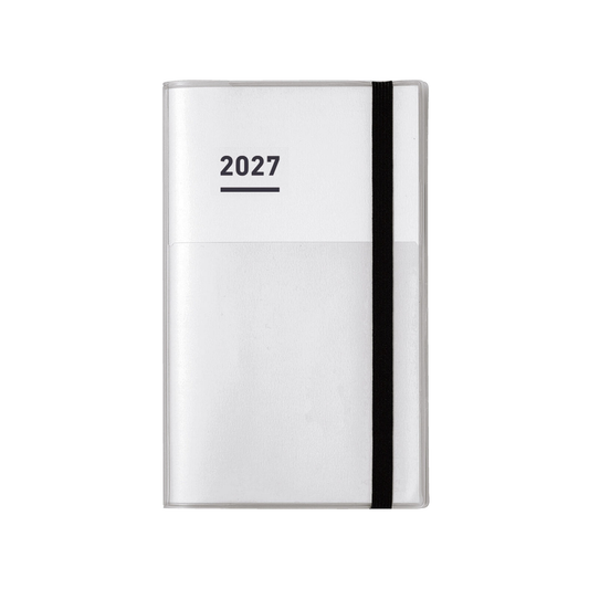 Kokuyo Jibun 2027 mini First Techo - White (B6 Slim)