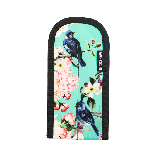 Rickshaw Bagworks 2-Pen Coozy Sleeve - Floral Birds (Dromgoole's x 2026 DC Pen Show Exclusive)