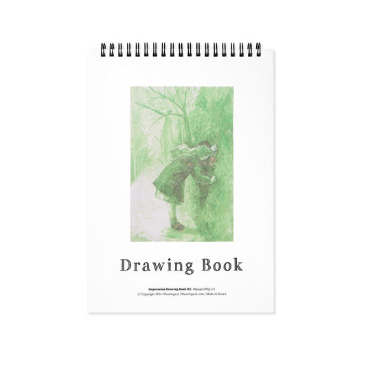 Wearingeul Impression Drawing Book - B5 Size (40 Sheets)