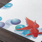 Midori Letterpad - Marble and Goldfish (Foil Stampling)