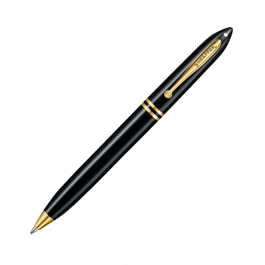 Sheaffer Balance III E893 Ballpoint - Glossy Black with Gold Trim