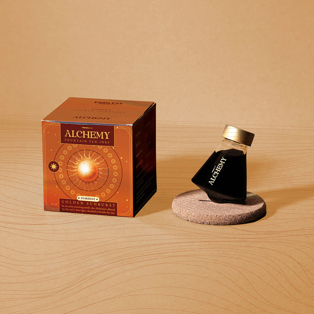 Endless Alchemy Stardust Golden Sunburst (45ml) Bottled Ink