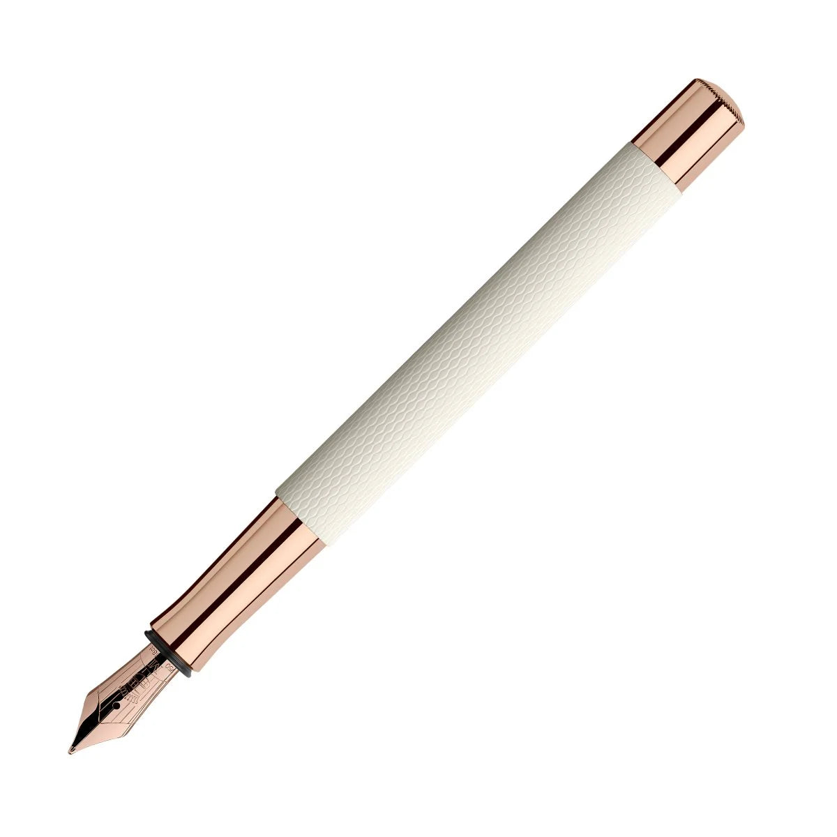Graf von Faber-Castell Fountain Pen - Guilloche Champagne Blush (18KT)