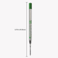 Parker Capless Gel Refill by Monteverde USA® - Green Fine (2 ea)