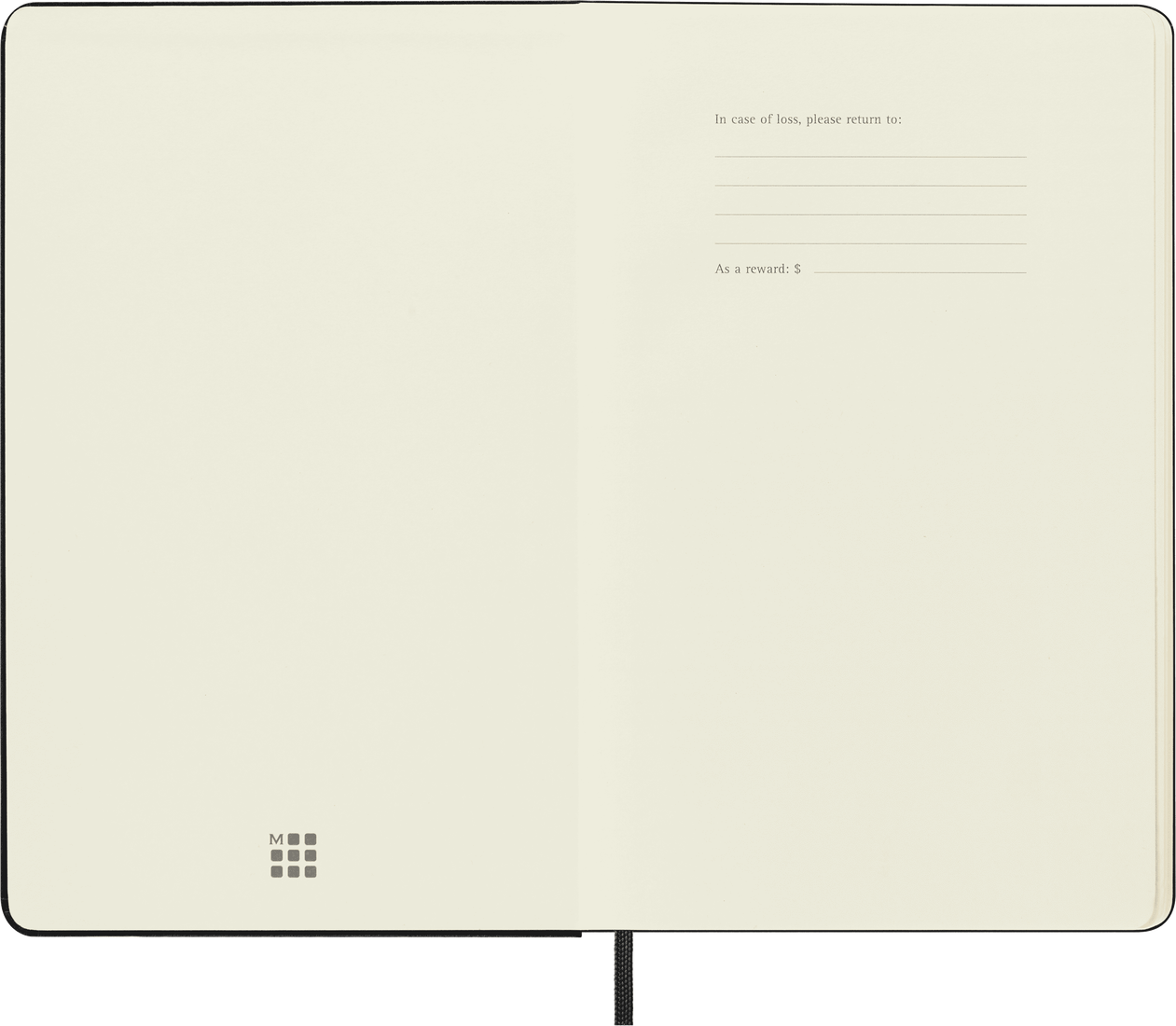 Moleskine Large Hardcover Classic Dotted Notebook - Black