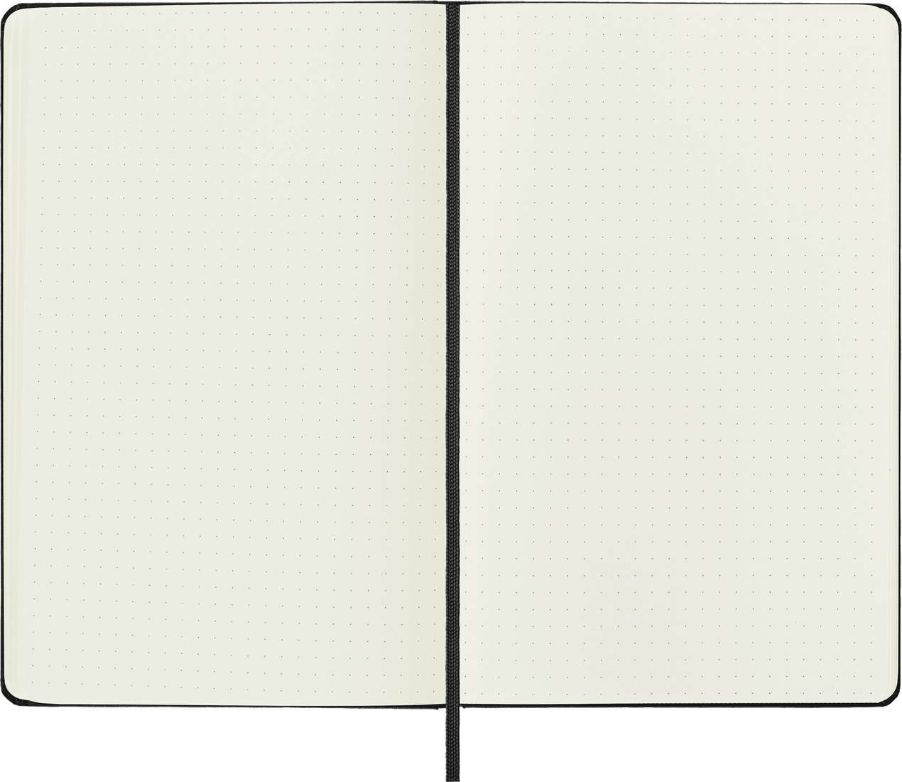 Moleskine Large Hardcover Classic Dotted Notebook - Black