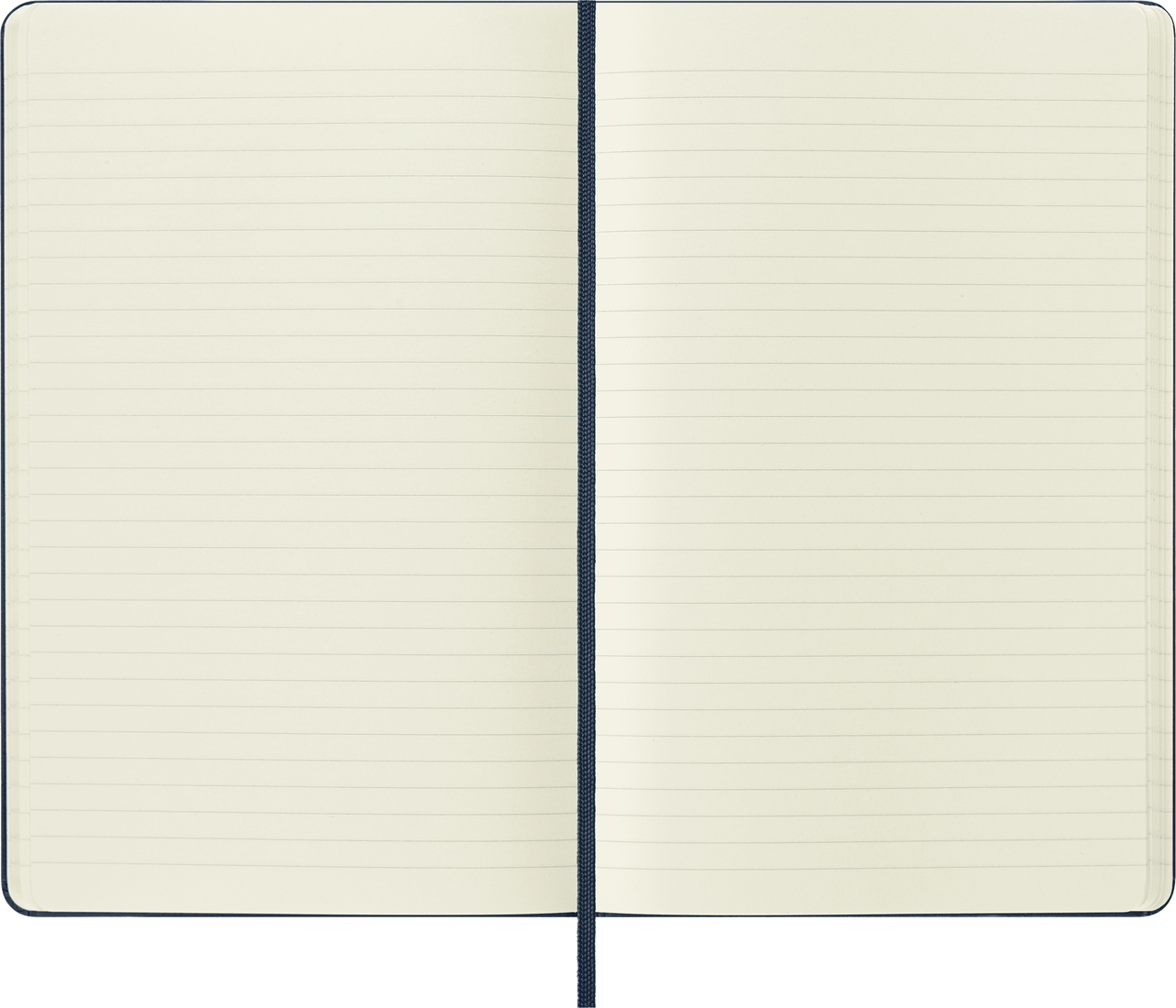 Moleskine Large Hardcover Classic Ruled Notebook - Sapphire Blue
