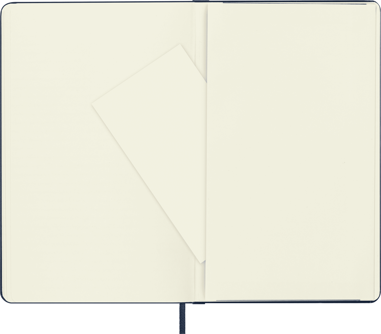 Moleskine Large Hardcover Classic Plain Notebook - Sapphire Blue