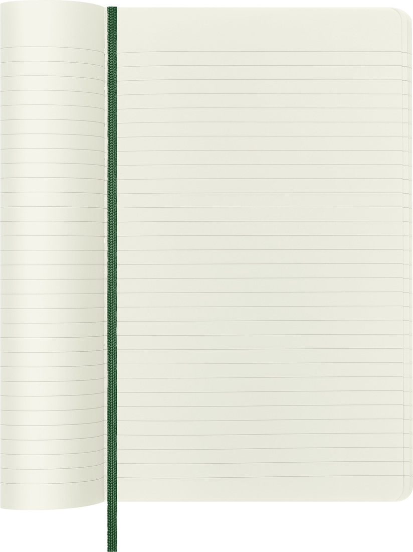 Moleskine Large Softcover Classic Ruled Notebook - Myrtle Green