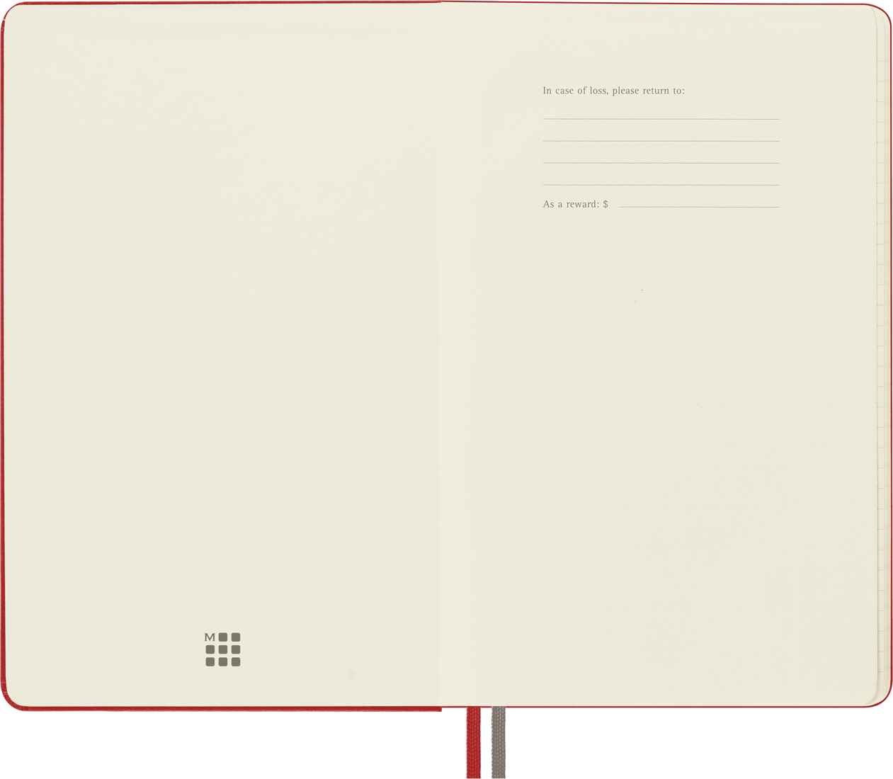 Moleskine Classic Expanded Large Hardcover Notebook - Scarlet Red Ruled