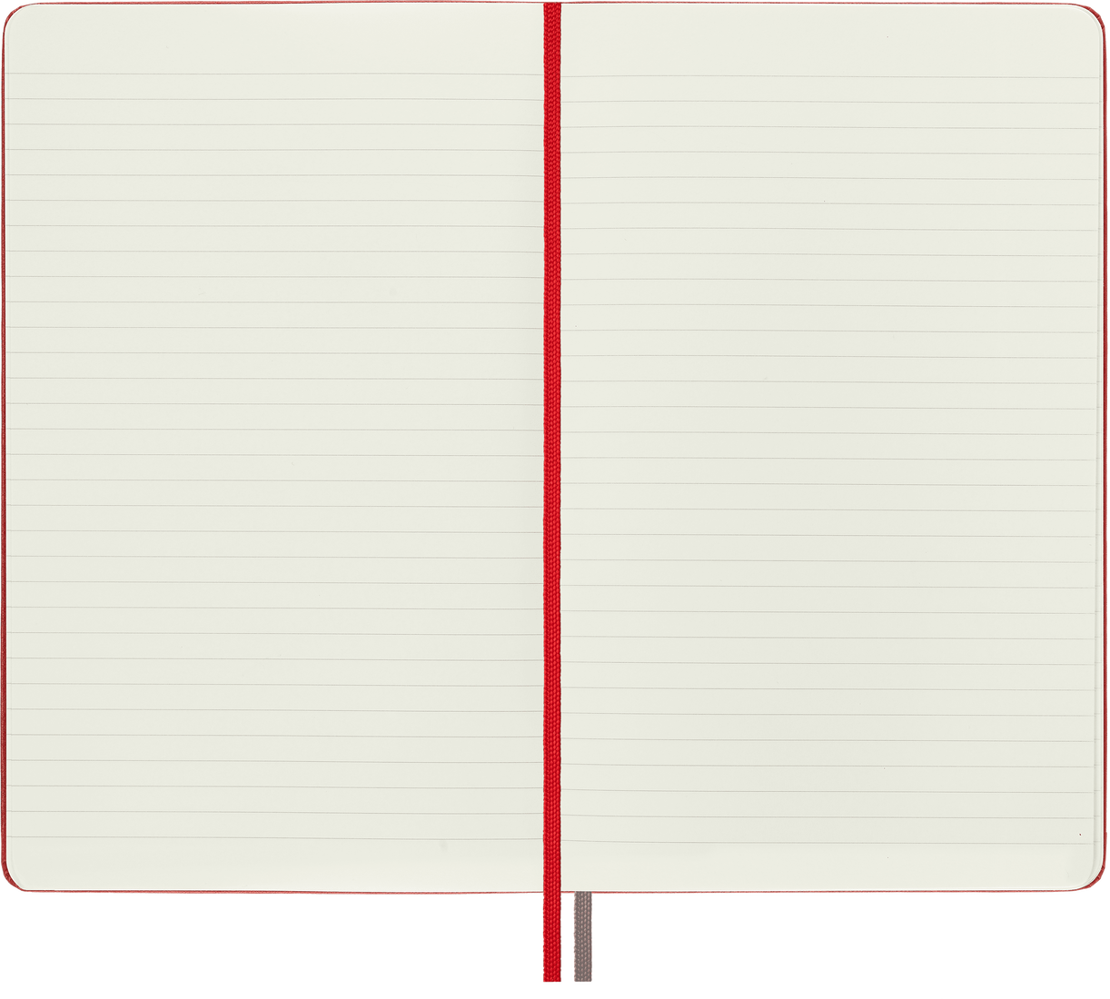 Moleskine Classic Expanded Large Hardcover Notebook - Scarlet Red Ruled