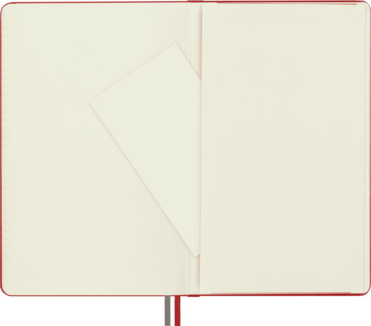 Moleskine Classic Expanded Large Hardcover Notebook - Scarlet Red Ruled