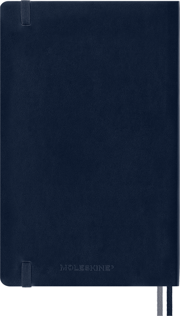 Moleskine Large Softcover Classic Expanded Ruled Notebook - Sapphire Blue