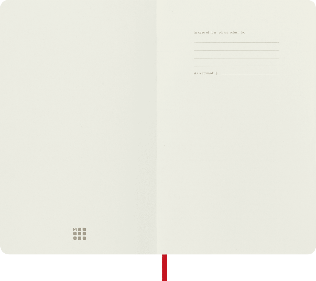 Moleskine Large Softcover Classic Ruled Notebook - Scarlet Red