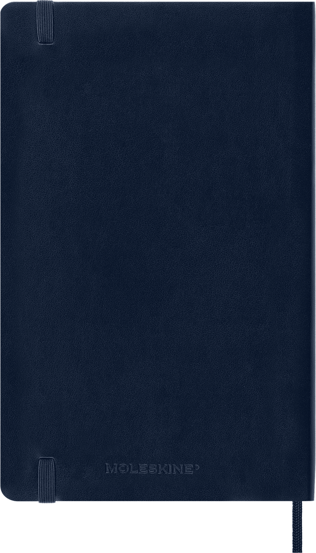 Moleskine Large Softcover Classic Ruled Notebook - Sapphire Blue