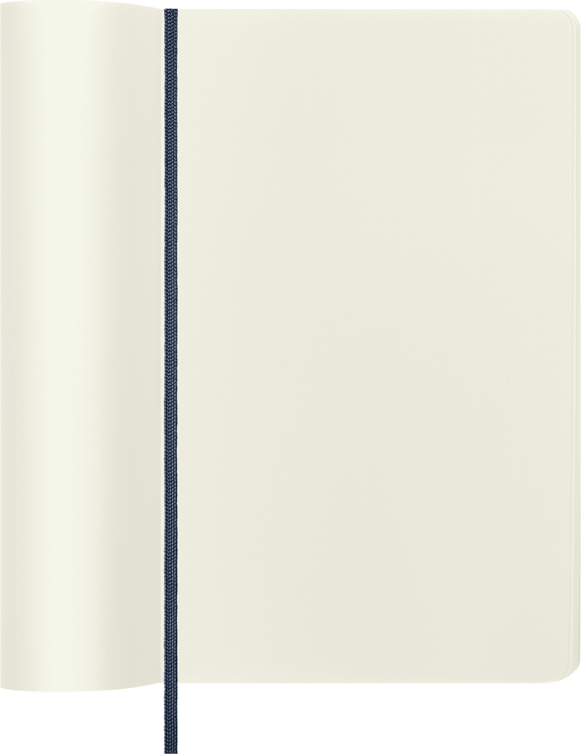 Moleskine Large Softcover Classic Plain Notebook - Sapphire Blue