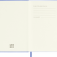 Moleskine Pocket Hardcover Classic Plain Notebook - Hydrangea Blue