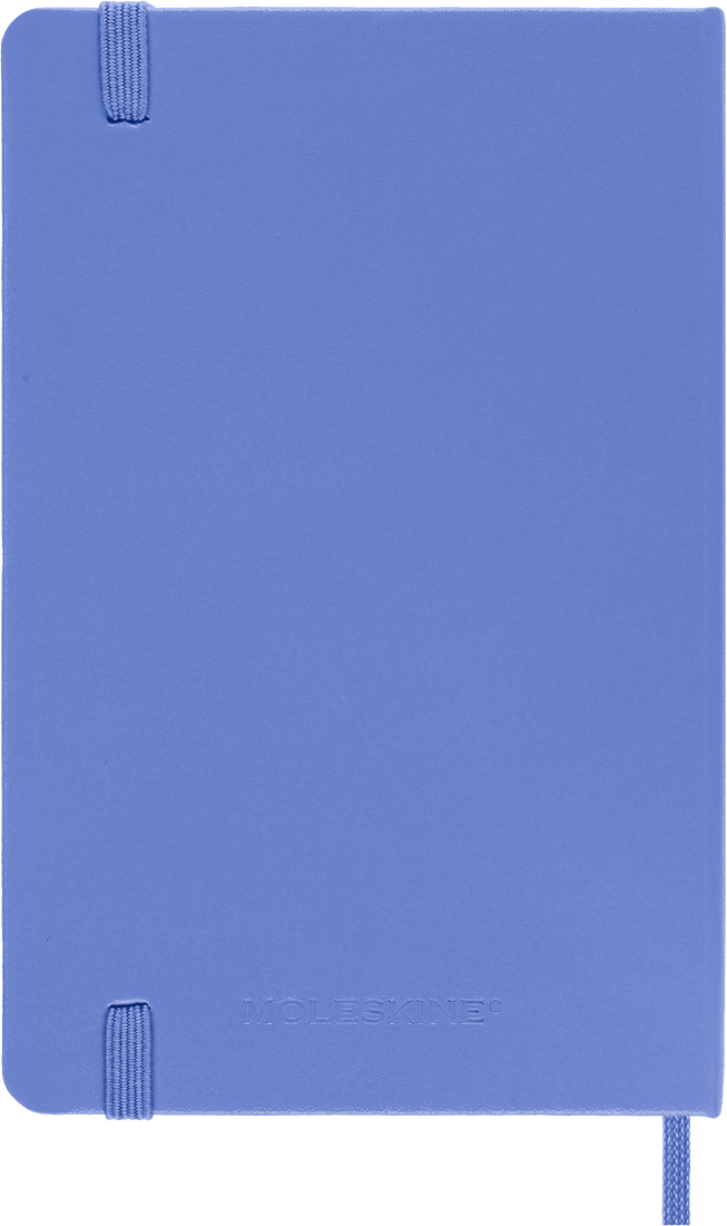 Moleskine Pocket Hardcover Classic Plain Notebook - Hydrangea Blue