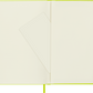 Moleskine Large Hardcover Classic Ruled Notebook - Lemon Green