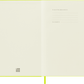 Moleskine Large Hardcover Classic Plain Notebook - Lemon Green