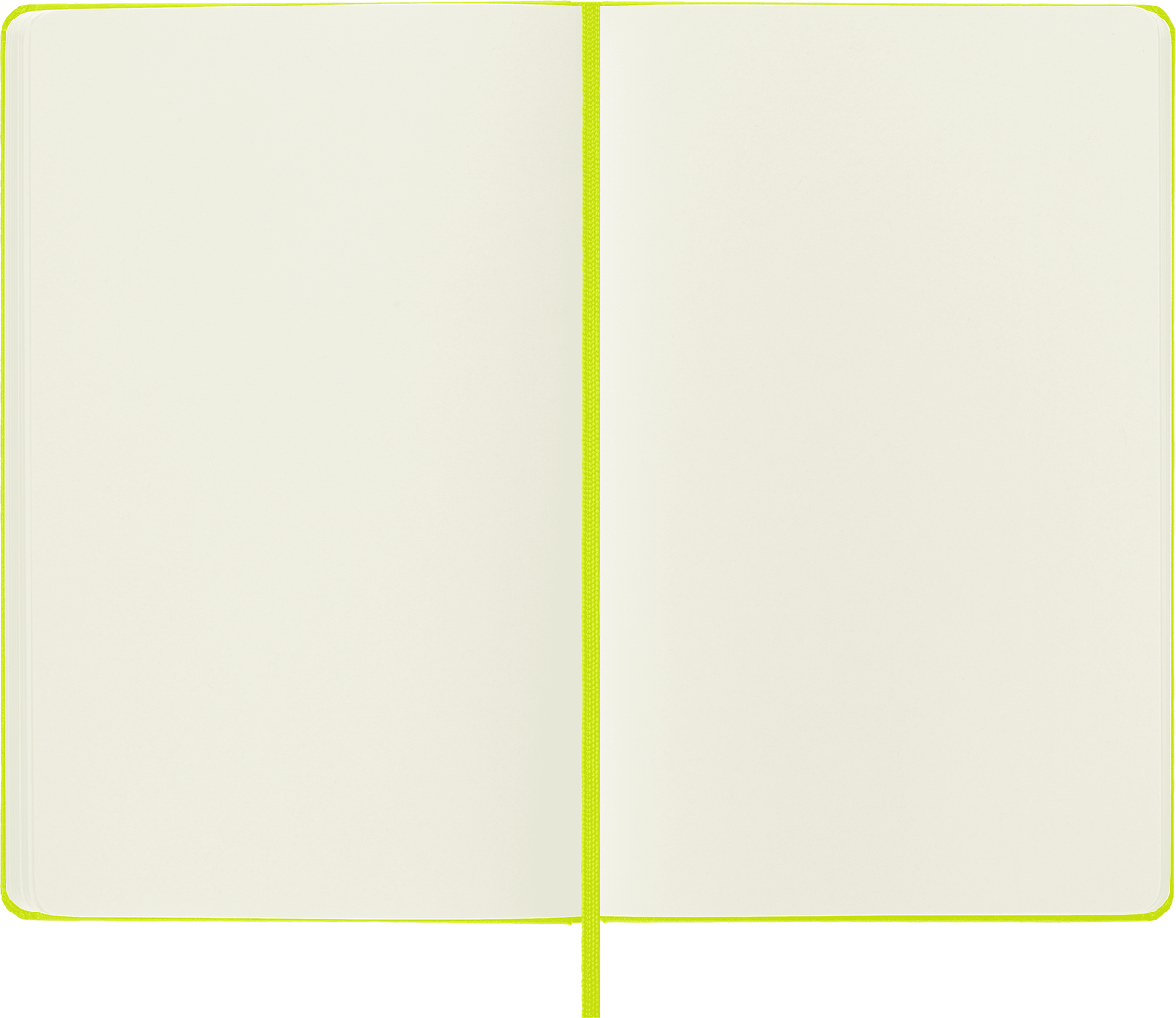 Moleskine Large Hardcover Classic Plain Notebook - Lemon Green