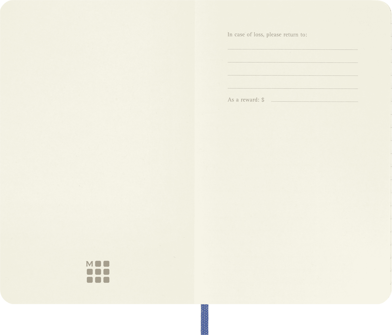 Moleskine Pocket Softcover Classic Ruled Notebook - Hydrangea Blue