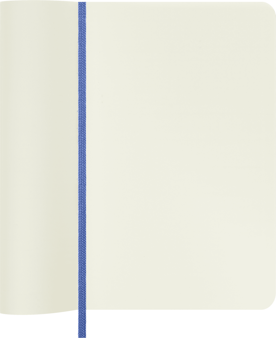 Moleskine Pocket Softcover Classic Plain Notebook - Hydrangea Blue