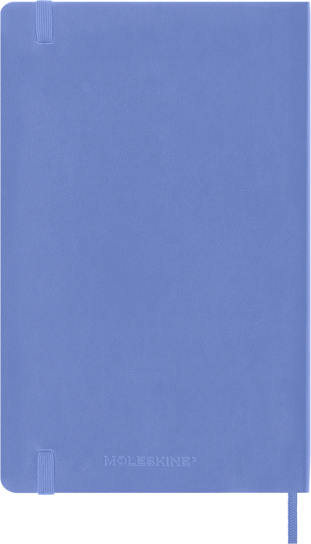 Moleskine Large Softcover Classic Ruled Notebook - Hydrangea Blue