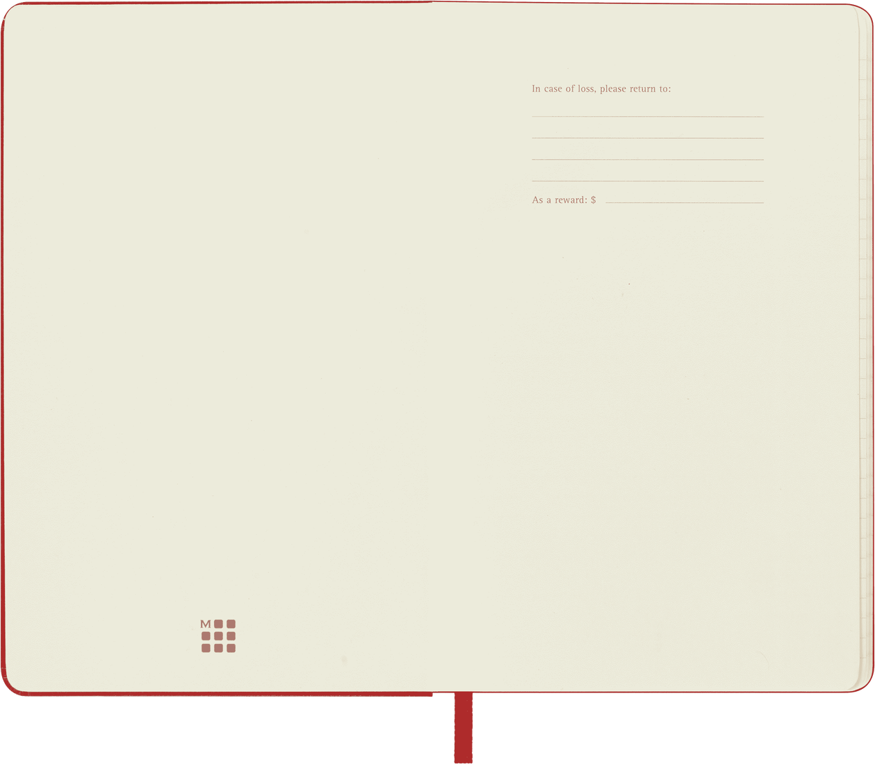 Moleskine 2024 Pocket Hardcover Classic Daily Planner - Scarlet Red