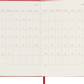 Moleskine 2024 Pocket Hardcover Classic Daily Planner - Scarlet Red