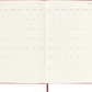 Moleskine 2024 Large Hardcover Classic Weekly Planner - Scarlet Red