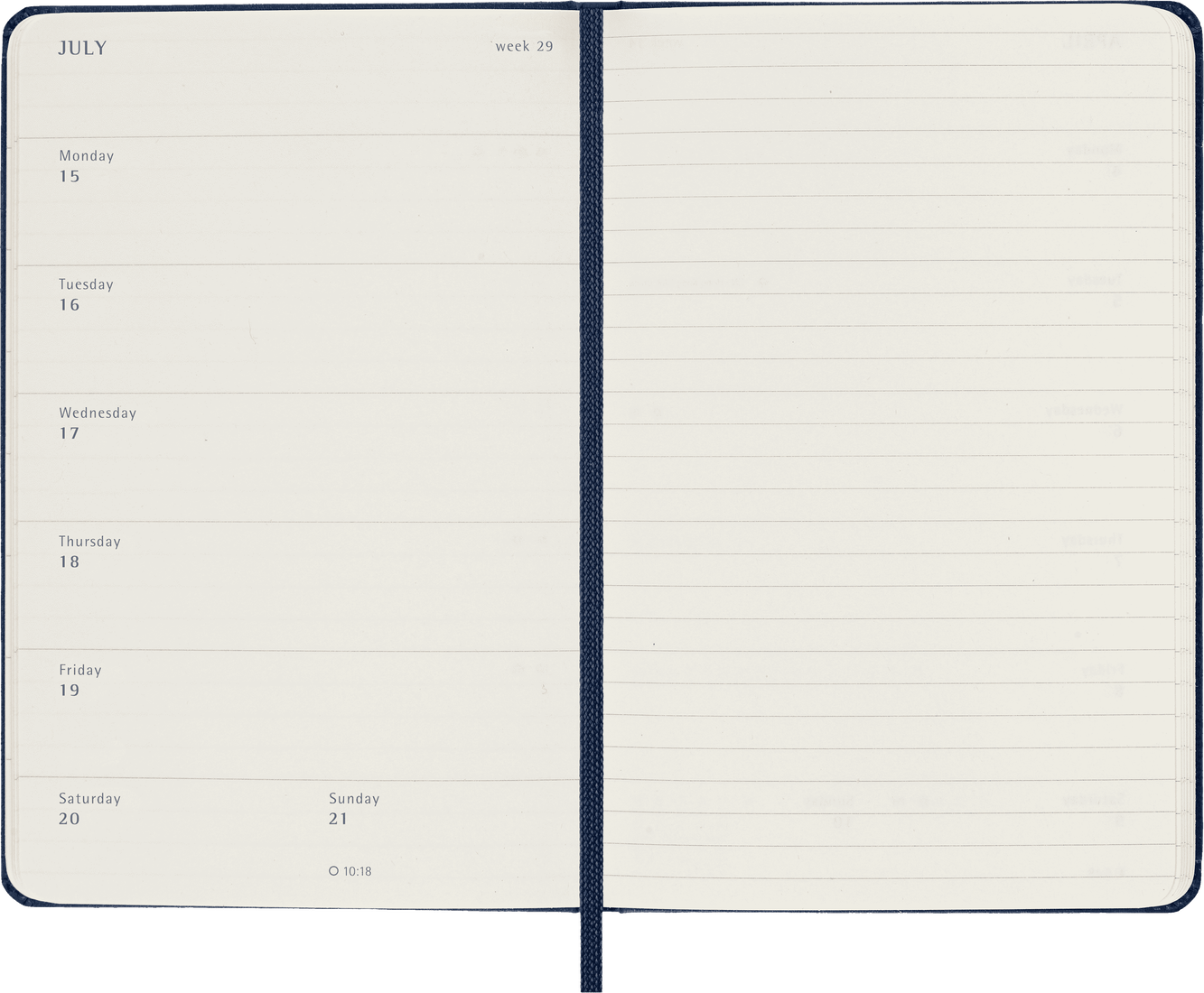 2024 Weekly Hardcover Moleskine Planner