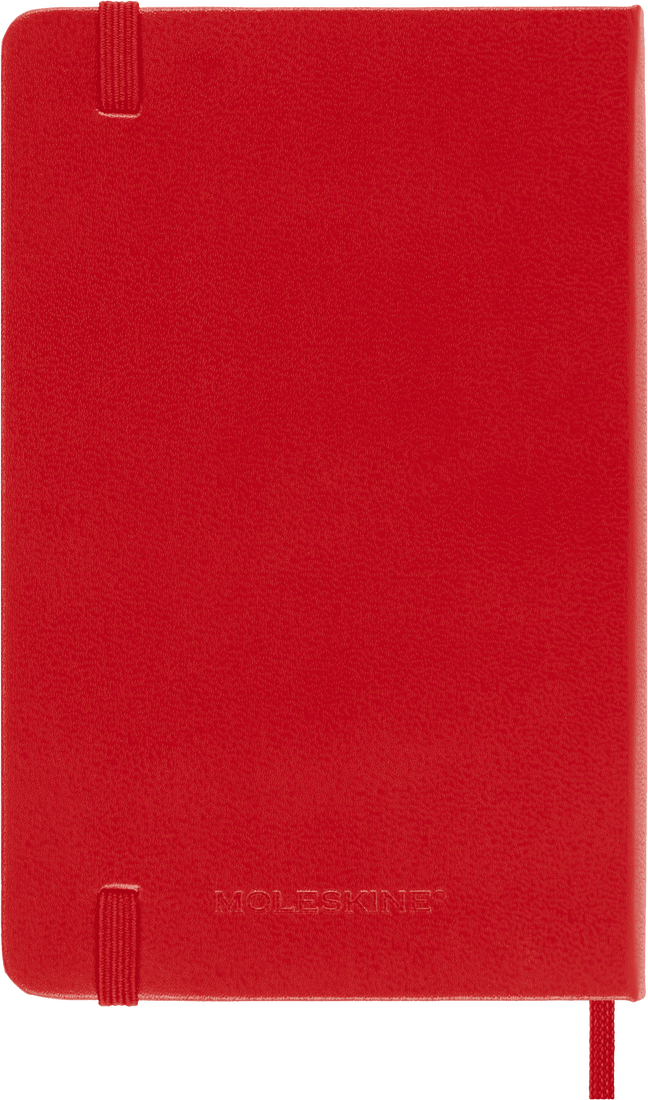 Moleskine 2024 Pocket Hardcover Classic Weekly Planner - Scarlet Red