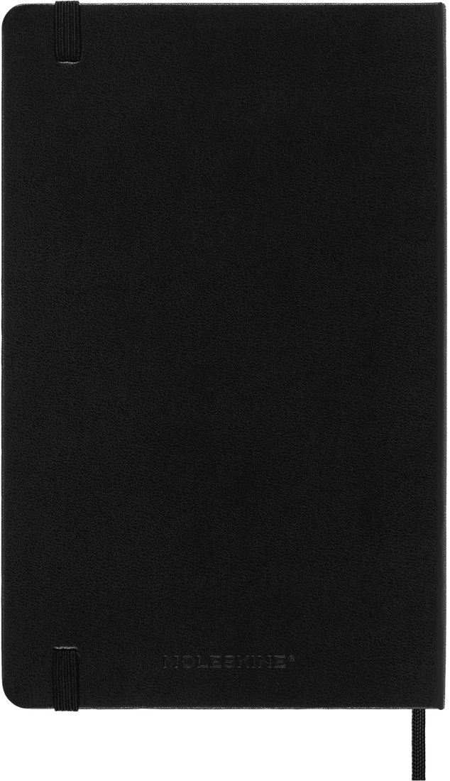Moleskine 2024 Large Hardcover Classic Weekly Horizontal Planner - Black