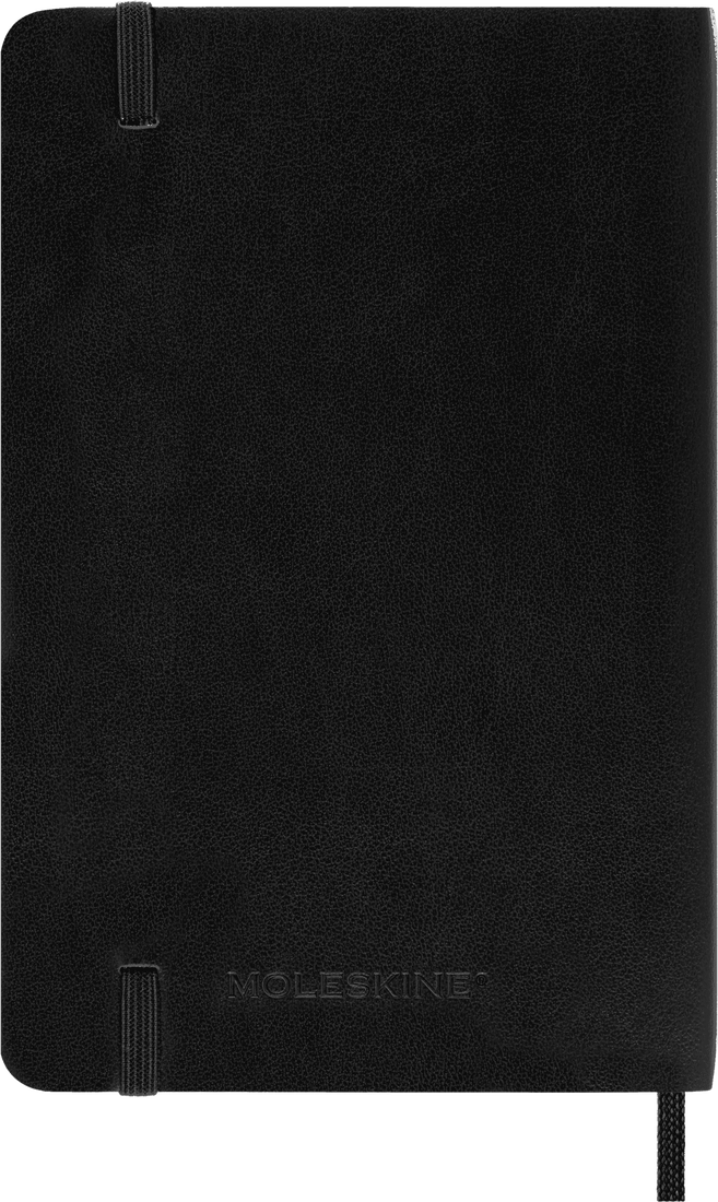Moleskine 2024 Pocket Softcover Classic Weekly Horizontal Planner - Black