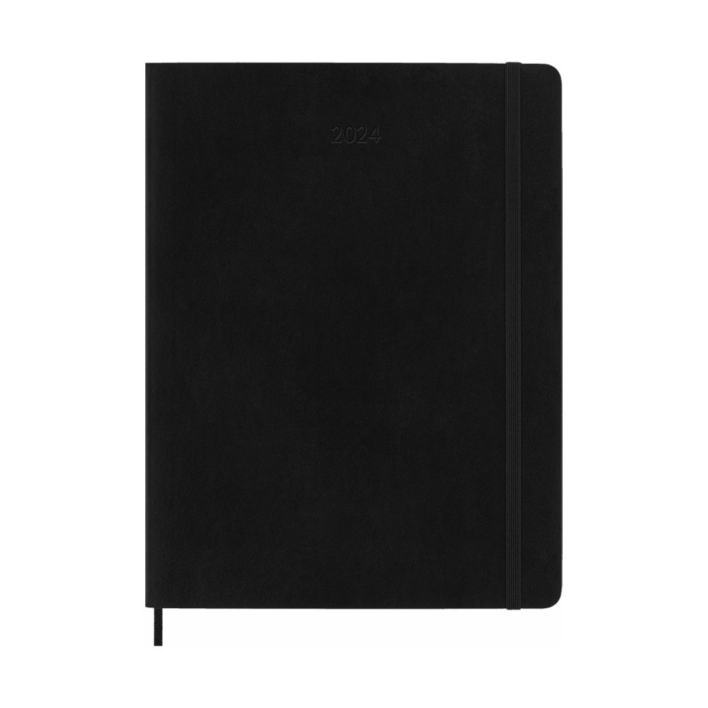 Moleskine 2024 XL Softcover Classic Monthly Planner - Black