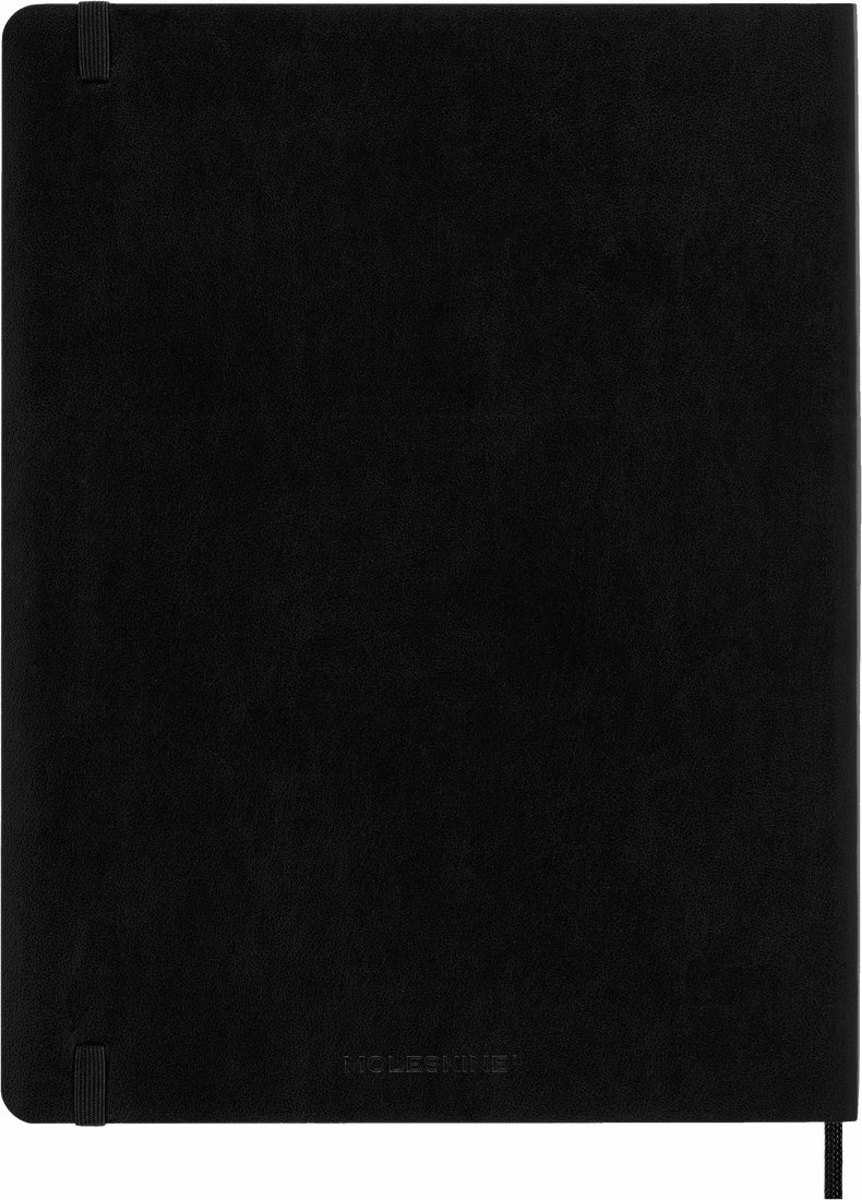 Moleskine 2024 XL Softcover Classic Monthly Planner - Black