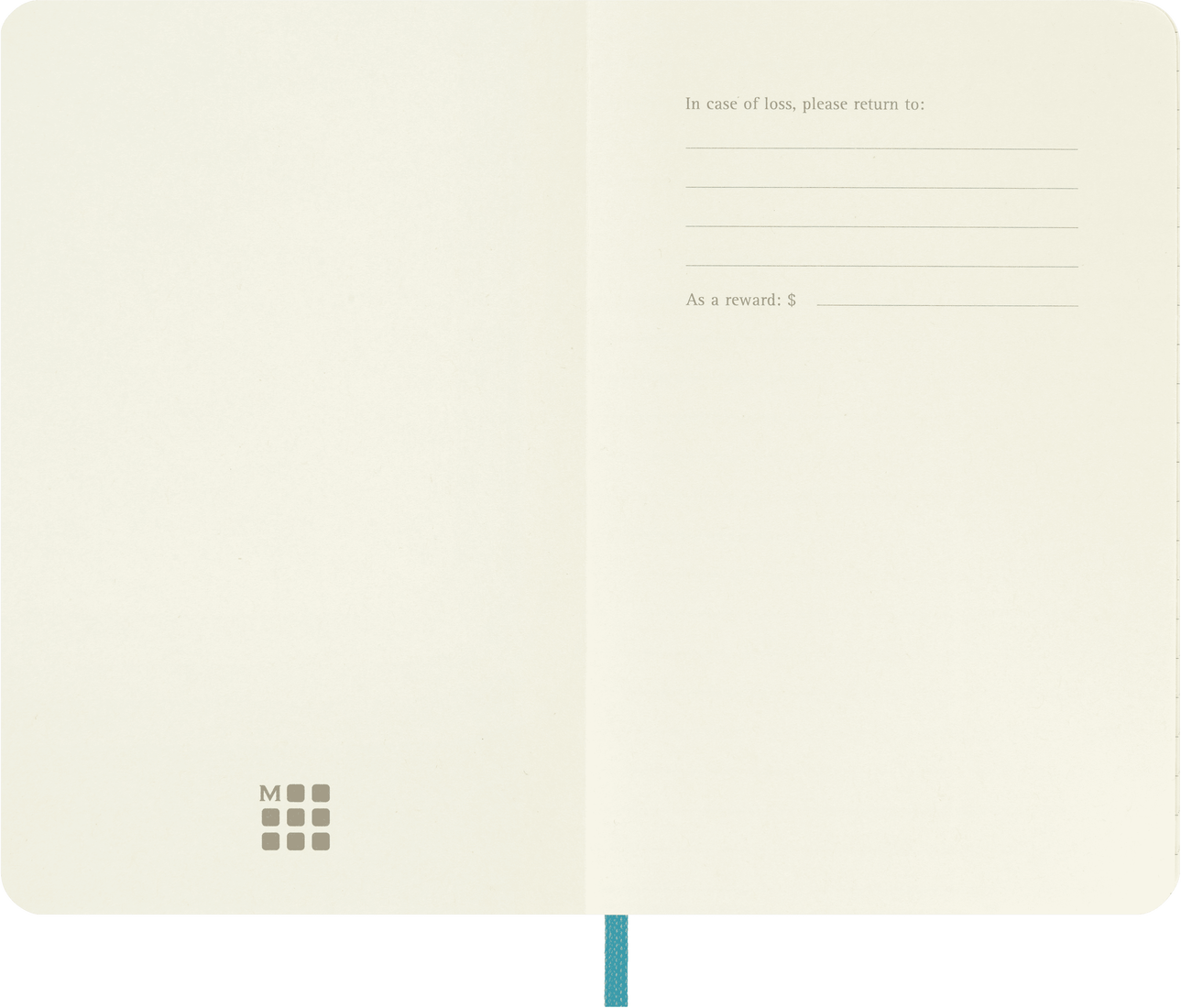 Moleskine Pocket Softcover Classic Ruled Notebook - Reef Blue