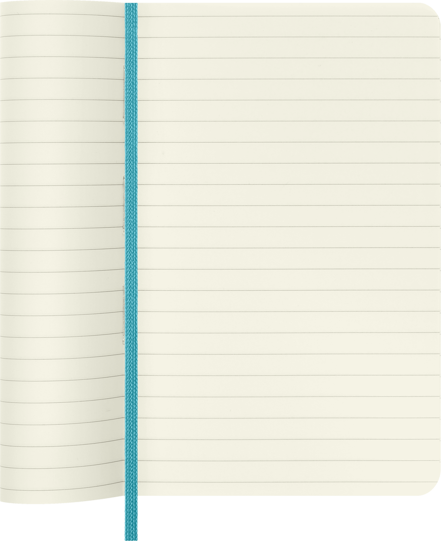 Moleskine Pocket Softcover Classic Ruled Notebook - Reef Blue