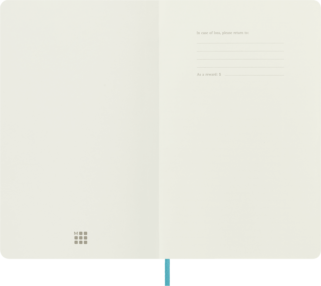 Moleskine Large Softcover Classic Ruled Notebook - Reef Blue