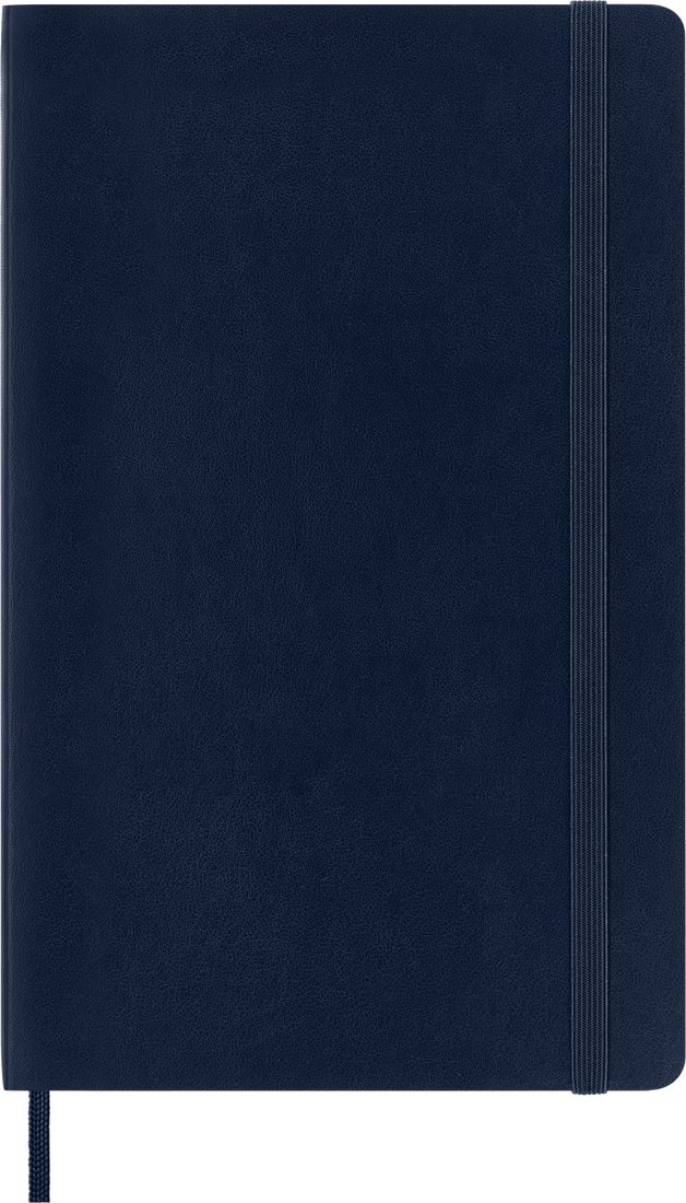 Moleskine Large Softcover Classic Squared Notebook - Sapphire Blue