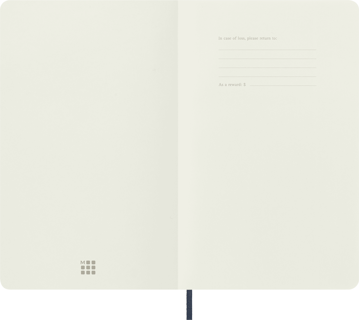 Moleskine Large Softcover Classic Squared Notebook - Sapphire Blue