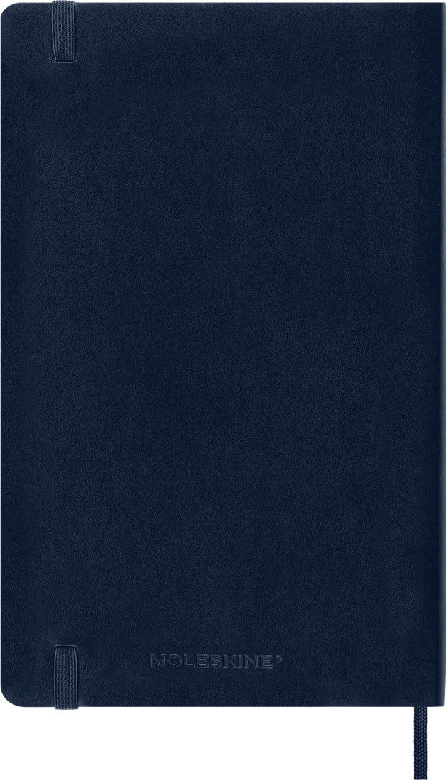 Moleskine Large Softcover Classic Squared Notebook - Sapphire Blue