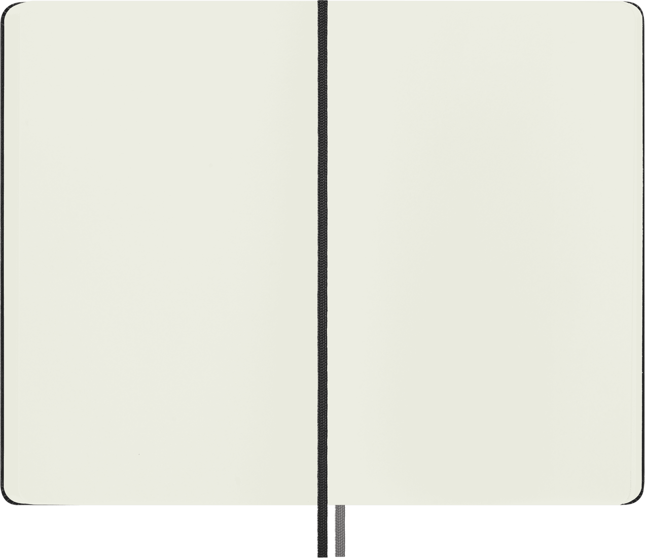 Moleskine Large Hardcover Classic Expanded Plain Notebook - Black