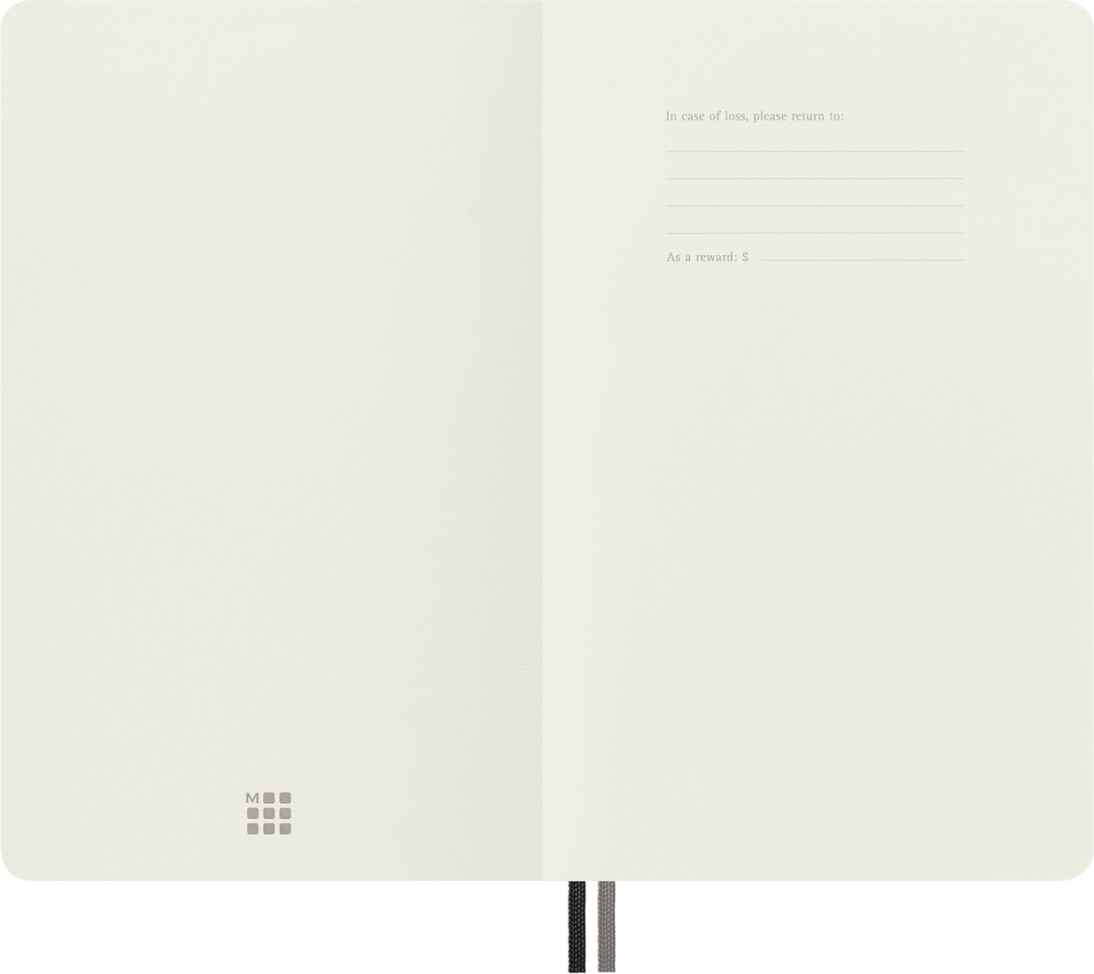 Moleskine Large Softcover Classic Expanded Plain Notebook - Black