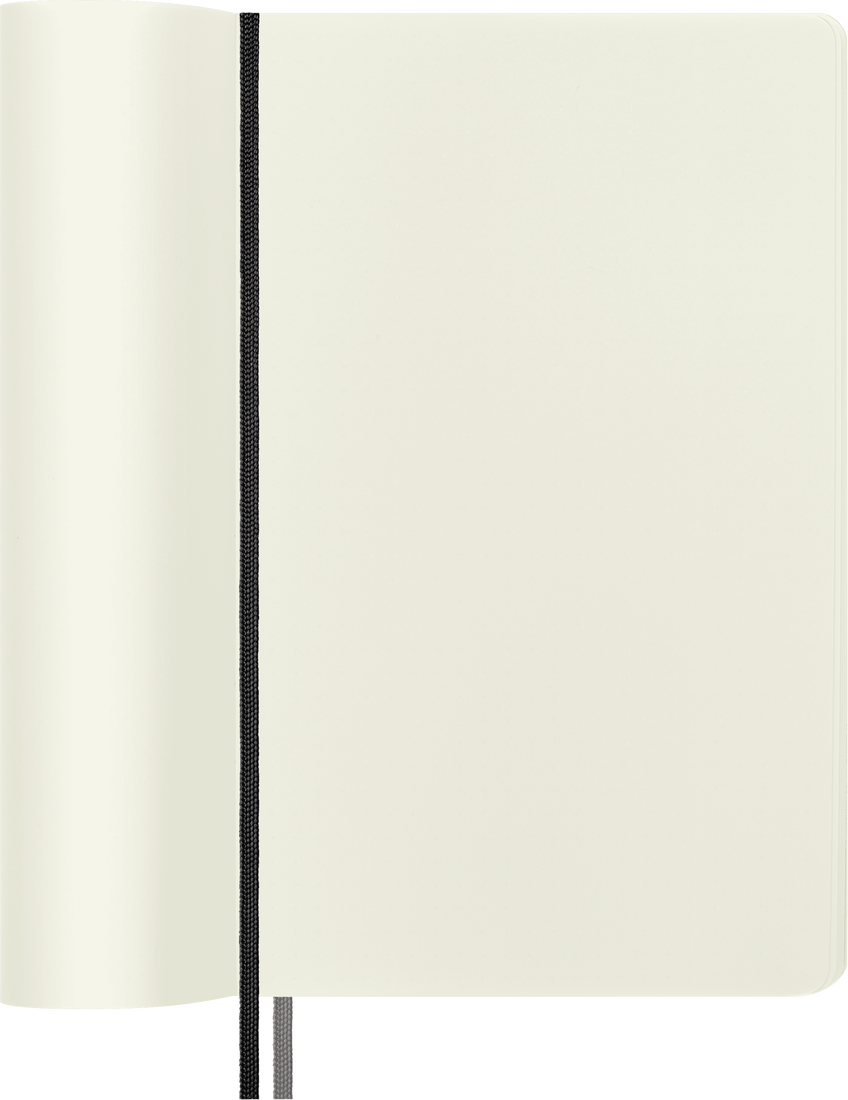Moleskine Large Softcover Classic Expanded Plain Notebook - Black