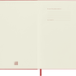 Moleskine Large Hardcover Classic Squared Notebook - Scarlet Red