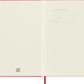 Moleskine Large Hardcover Classic Plain Notebook - Scarlet Red