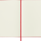 Moleskine Large Hardcover Classic Plain Notebook - Scarlet Red